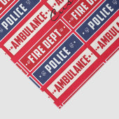 Brandweerdienst Thunder_Cove Tissuepapier (Detail)