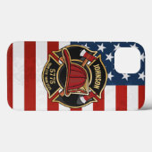 Brandweerdienst Verenigde Staten Vlag Aangepast Case-Mate iPhone Case (Achterkant (horizontaal))