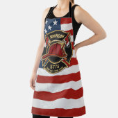 Brandweerdienst Verenigde Staten Vlag Aangepast Schort (Insitu)