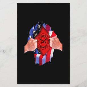 Brandweerdienst Vlag brandweerman Thin Red Line Flyer