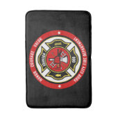 Brandweerdienst voor brandbestrijding - ADD-NAAM b Badmat (Voorkant Verticaal)