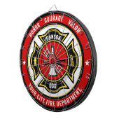 Brandweerdienst voor brandbestrijding - ADD-NAAM b Dartbord (Voorkant Rechts)