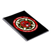 Brandweerdienst voor brandbestrijding - ADD-NAAM b Notitieboek (Rechterzijde)