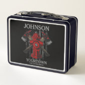 Brandweerdienst voor brandweer Hydrant USA Vlag (Achterkant)