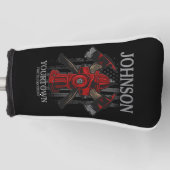 Brandweerdienst voor brandweer Hydrant USA Vlag Golfheadcover (Voorkant)