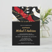 Brandweerdienst voor brandweerpersoneel Thin Red L Kaart (Staand voorkant)