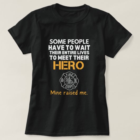 Brandweerdochter T-shirt (Design voorkant)