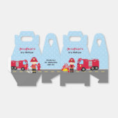 Brandweerdoos (Boys Birthday Fireman) Bedankdoosjes (Uitgevouwen)
