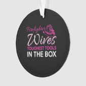 brandweerdraden met de strengste gereedschappen in ornament (voorkant)