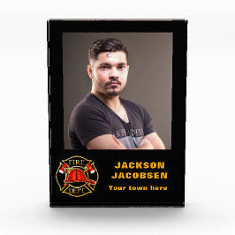 Brandweerembleem Fotoblokken