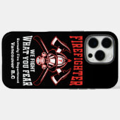 Brandweerembleem met bijlen en helm Case-Mate iPhone case (Achterkant (horizontaal))