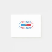 Brandweerengine voor politieauto's post-it® notes (Voorkant)