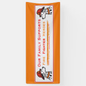 Brandweerfamilie banner (Verticaal)