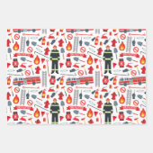 Brandweergereedschap Inpakpapier Vel (Voorkant)