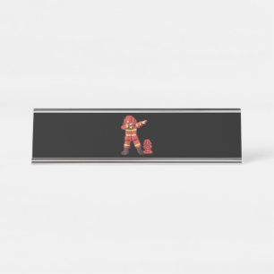 Brandweergeschenk   De Man brandweerman Bureau Naambordje