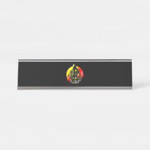 Brandweergeschenk   De Man brandweerman Bureau Naambordje