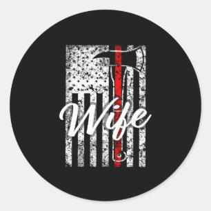 Brandweergeschenk Ik speel nog steeds vrachtwage Ronde Sticker
