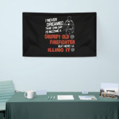 Brandweergeschenk | Knorrige oude brandweerman Spandoek (Beurs)