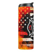 Brandweergeschenk Thermosbeker (Gedraaid links)