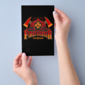 Brandweergeschenk voor Vuurman of Vrouw Flyer (Hand)