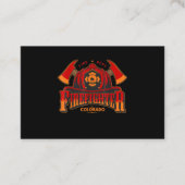 Brandweergeschenk voor Vuurman of Vrouw Visitekaartje (Voorkant)