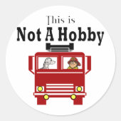 Brandweergeschenken Ronde Sticker (Voorkant)