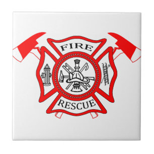 Brandweergeschenken voor logo tegeltje