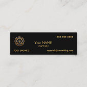 Brandweergoud Mini Visitekaartje (Voorkant)