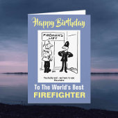 Brandweergrap - Happy Birthday Kaart