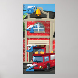 Brandweergroeigrafiek Poster