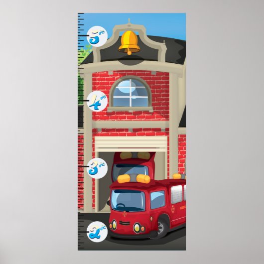 Brandweergroeigrafiek Poster (Voorkant)