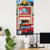 Brandweergroeigrafiek Poster (Thuiskantoor)