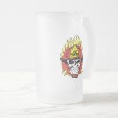 Brandweerhals Matglas Bierpul (Voorkant rechts)