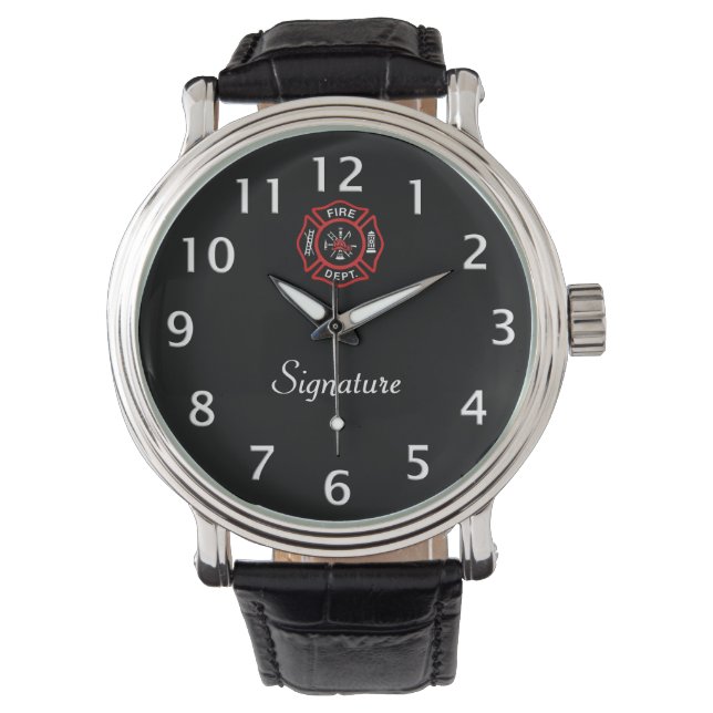Brandweerhandtekening Horloge (Voorkant)