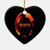 brandweerhartversiering keramisch ornament (Achterkant)