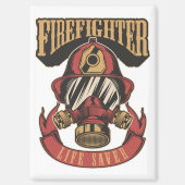 brandweerhelm Life Saver Magneet (Voorkant)