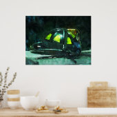 Brandweerhelm Poster (Keuken)