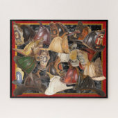 Brandweerhelmen van het oude legpuzzel (Horizontaal)