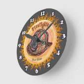 Brandweerhelmklok Ronde Klok (Hoek)