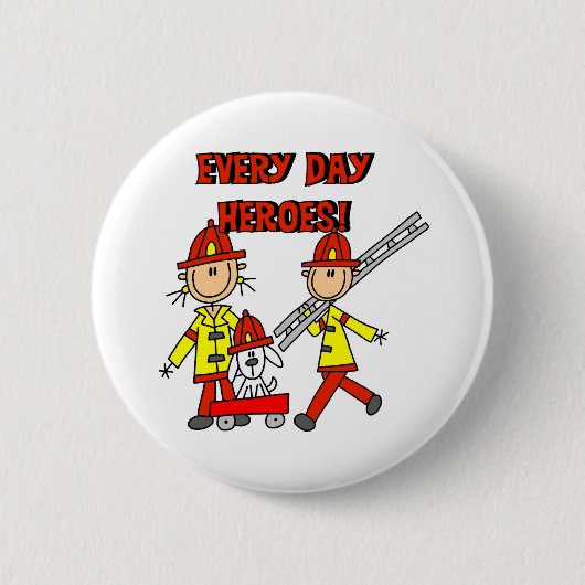 BrandweerHeroes Ronde Button 5,7 Cm (Voorkant)
