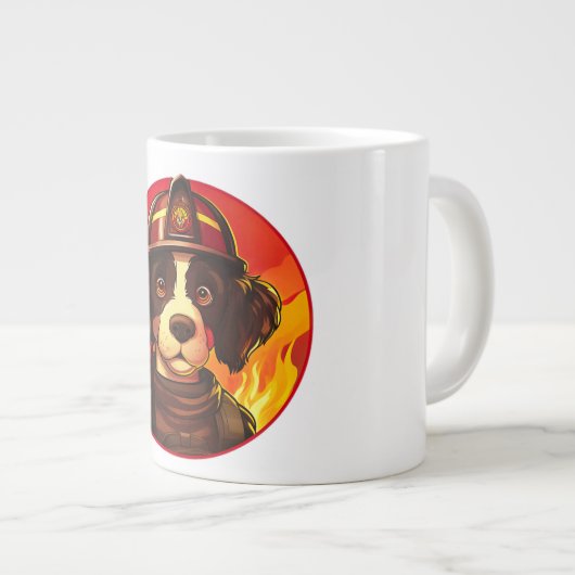 Brandweerhond Grote Koffiekop (Voorkant rechts)