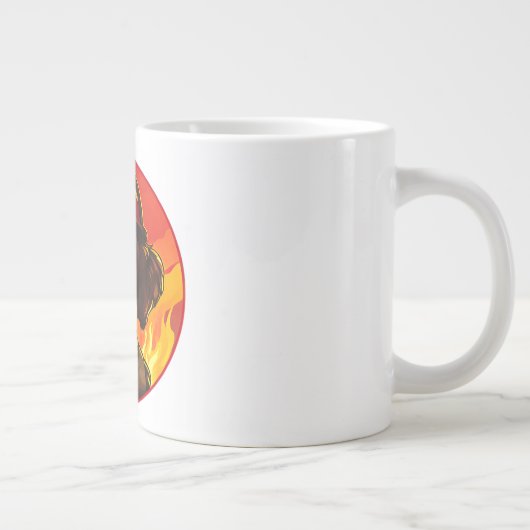 Brandweerhond Grote Koffiekop (Rechts)