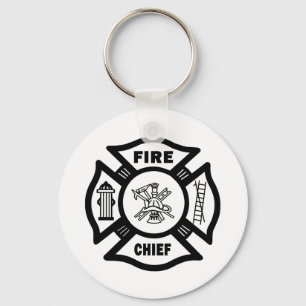 Brandweerhoofd Sleutelhanger
