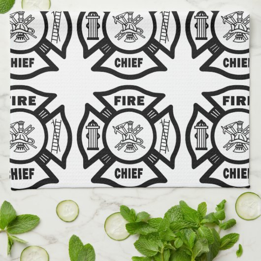 Brandweerhoofd Theedoek (Gevouwen)