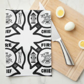 Brandweerhoofd Theedoek (Quarter Fold)