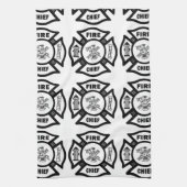 Brandweerhoofd Theedoek (Verticaal)