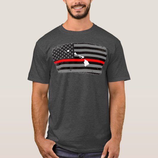 Brandweerhulpafdeling Hawaii T-shirt (Voorkant)