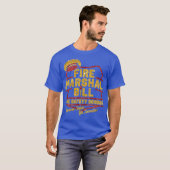 Brandweerinspecteur Bill brandveiligheid school gr T-shirt (Voorkant volledig)