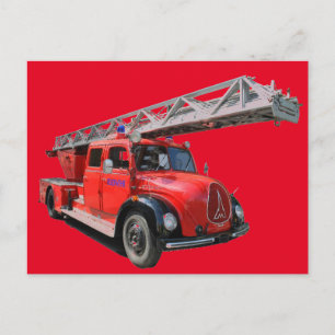 Brandweerkaart Briefkaart