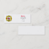 Brandweerkaart Mini Visitekaartje (Voorkant / Achterkant)